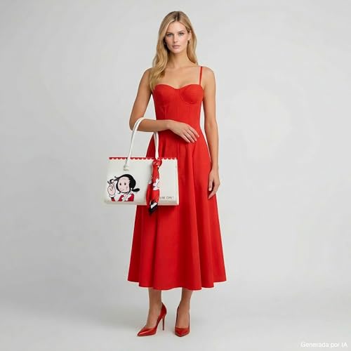 CLOE Bolsa Satchel Chico Oe x Olive Oyl Para Mujer