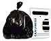 Boardwalk Recycled Low-Density Polyethylene Can Liners, 45 gal, 1.2 mil, 40