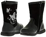 Sara Z Toddler Girls Patent/Matte Boots With Butterflies (See More Colors & Sizes)