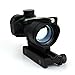 Alrebeto ACOG Type 1X32 Tactical Green or RED Dot Sight Real Green Fiber Optic Riflescope (Green Dot)