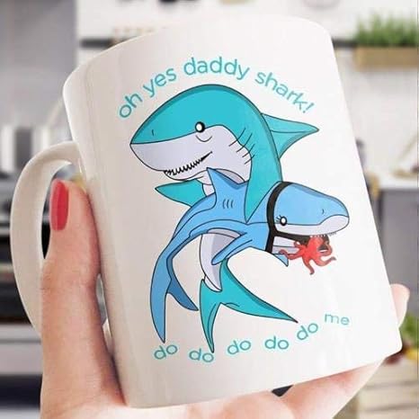 Amazon.com: Oh Yes Daddy Shark D0 D0 D0 Me Father's day Mug-11OZ Coffee Mug: Kitchen & Dining Amazon.com: Oh Yes Daddy Shark D0 D0 D0 Me Father's day Mug-11OZ Coffee Mug: Kitchen & Dining