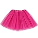 kilofly 6pc Girls Ballet Tutu Kids Birthday Princess Party Favor Dress Skirt Set Multicolored