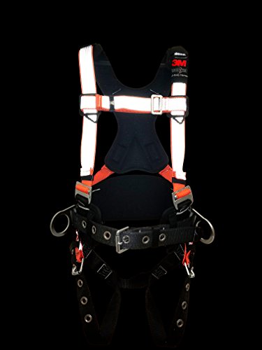 3M Protecta PRO Comfort Harness With Reflective Webbing and Reinforced Belt Size Small