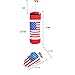 Children Boxing Toy Set Champion Punching Bag and Pair of Soft Padded Gloves UAS Flag Sports Physical Training Game Extra Large 17.5 Inch Tall 6 Inch Hanging Chain