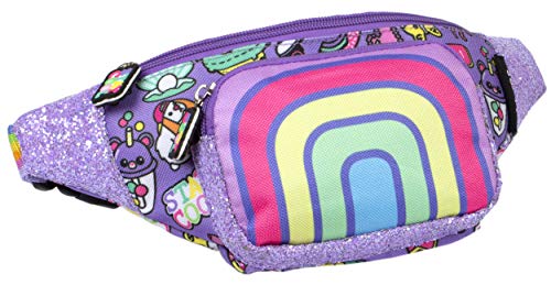 Fringoo - Girls Waist Bag | Suitable for Girls or Teenagers | Waist Bag with Adjustable Belt Strap | Fashion Accessory - Rainbow Smile