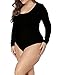 Allegrace Women Plus Size Long Sleeve Crotch Snap Backless Bandage Romper Jumpsuit
