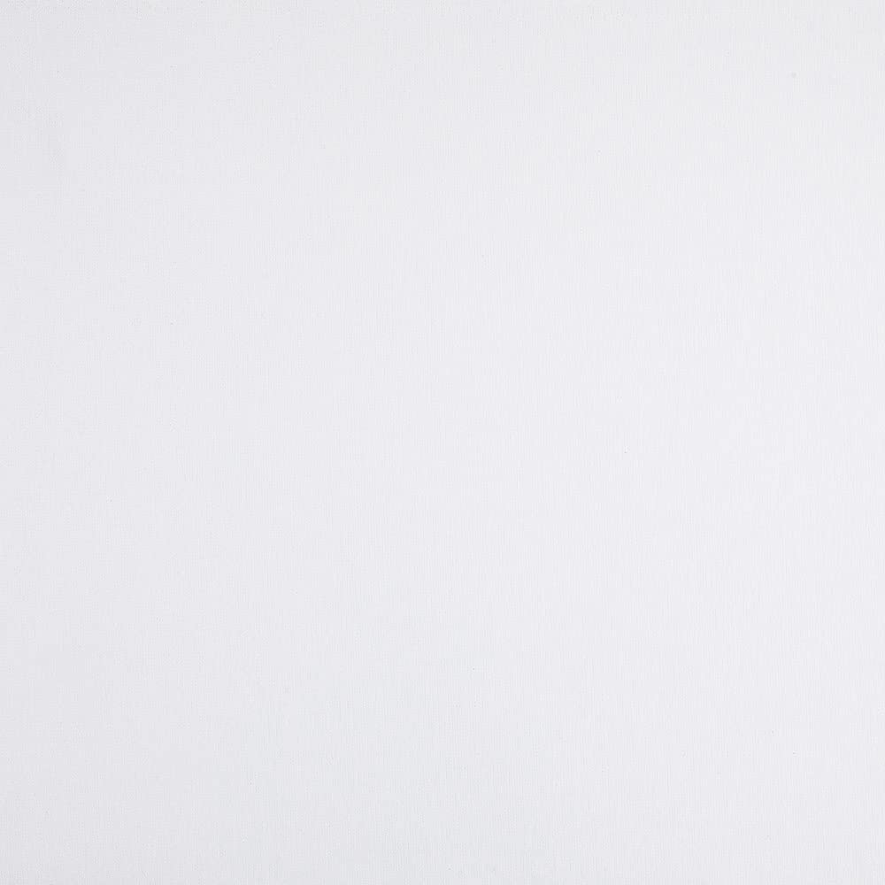 Kt KILOtela - Tinted Canvas Fabric – Decoration, Upholstery, Cushions, Curtains, Quilts, Bags, Tablecloths – 300 cm Length x 280 cm Width | White ─ 3 Metres