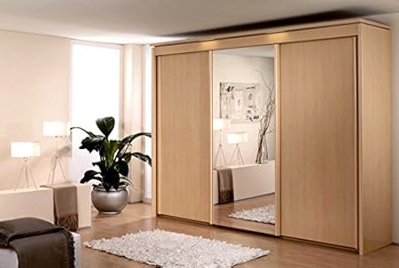 Rauch Furniture Imperial 3 Door Sliding Wardrobe With Mirror W280