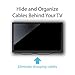 TotalMount TV Cable Managers (6 Pack) - Organize Your Television Cables