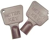 A1SONIC Gas Meter Box Key 2 Pack Plastic 9mm Triangular Drive 66mm Long view 4