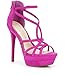 Jessica Simpson Womens Rozmari Open Toe Casual Strappy Sandals, Purple, Size 7.5