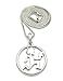 Hatchetman® Ring Pendant with 30" Box Chain Necklace in Polished Silver-Tone XSP389RBX