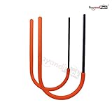 FITactic Metal Display Wall Rack Set for SUP board, Surfboard, Wakeboard, Kiteboard, Snowboard, Longboards, Shortboard Storage Management (Orange)