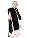Dikoaina Women's Winter Fake Faux Fur Scarf Wrap Collar Shawl Shrug