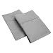 SGI Bedding 550 Thread Count 100% Egyptian Cotton Standard/Queen Pillowcase Size 20X30 Light Grey Solid (Pack of 2) primary