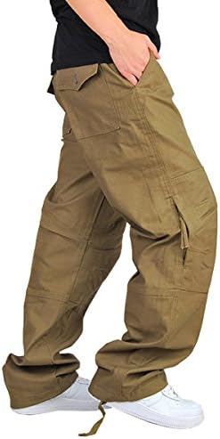 YOMAT Men's Cotton Vintage Outdoors Work Wear Cargo Pants Trousers