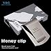 silver double-sided money clip gift ideas for men stainless streel Money Clip By Y&G MC1036 Silver