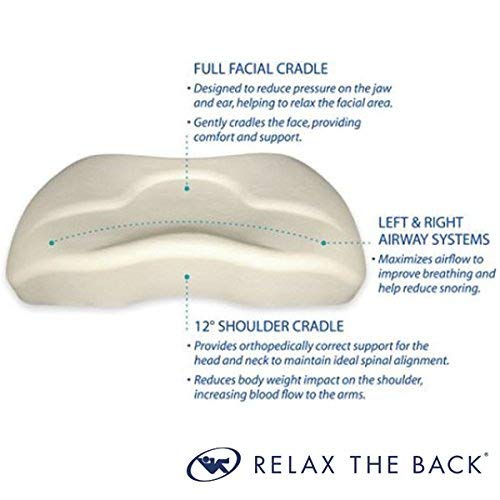 relax the back side sleeper pillow