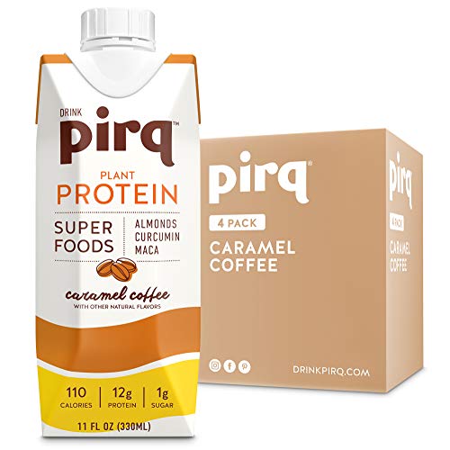 Pirq, Vegan Protein Shake, Turmeric Curcumin, Maca, PlantBased Protein