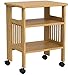 Winsome Mission 2-Shelf Wood Mobile Printer Stand, Brown (81628)