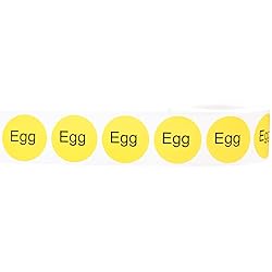 Yellow with Black Egg Circle Dot Adhesive