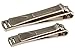 Spa's Premium Nail Clipper Set with Built-In Nail Files, Stainless Steel Fingernail Clippers and Toenail Clippers, Velvet String Carrying Pouch - Professional Spa Quality Precision Nail Care Tools