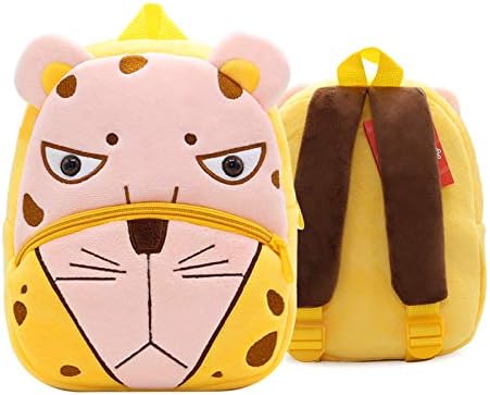 Cute Small Toddler Backpack for Girl Boy Kids Plush 3D Animal Cartoon Mini Preschool Bag for Children Age 1-5 Years Old