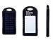 Solar Charger, 5000mAh Waterproof Portable Solar Power Bank Dual USB output Solar Backpack Charger with Portable Camping Light and Compass for iphone android phone charger battery (Black)