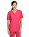 WonderWink Womens Origins Bravo V-Neck Top Medical Scrubs Shirt, Hot Pink, Small US