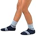 TeeHee Little Boys Basic Cotton Crew Socks 6 Pair Pack (6-8 Years, Stripes Color Block)