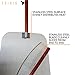 TeiKis Large 14-inch Pizza Cutter and Pizza Peel Paddle Board Set Easy Storage (14-inch x 16-inch) with Wood Handle