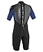 O'Neill Wetsuits Kids' O'Neill Youth Reactor 2mm Back Zip Spring Wetsuit, Black/Pacific/Black, 10