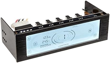 Lamptron Fan Controller CM512, Black Panel