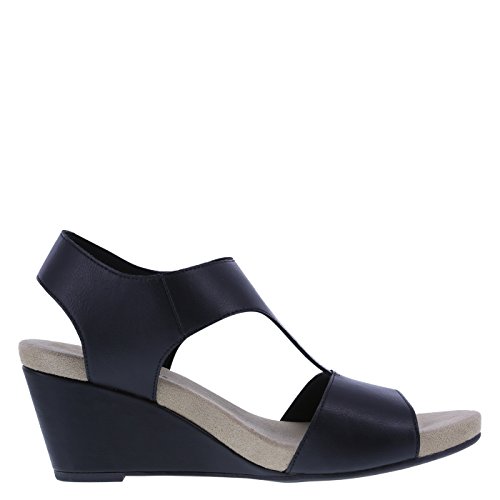 Comfort Plus By Predictions Women S Vanna Mid Wedge Sandal