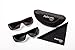 Polaryte HD Polarized Sunglasses for Men and Women, 2 Pairs of Black & Brown with Case and Cleaning Cloth