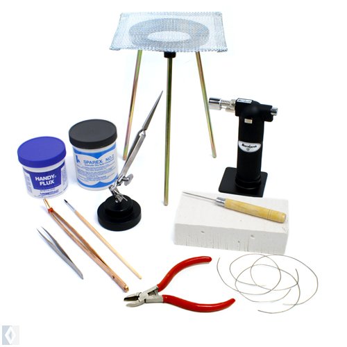 Standard Jewelry Soldering Kit with Silver Solder Wire SFC Tools Kit-1750