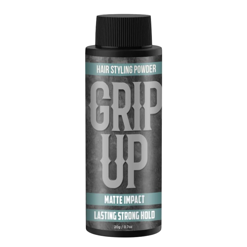GripUp Hair Styling Powder - Professional Matte Finish, Confidence Boost - 20g - Scentless