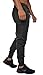 YoungLA Mens Slim Fit Joggers Fitness Sweatpants Gym Training 204 Charcoal Large