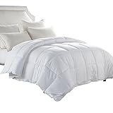 Snowman Duvet Goose Down Feather Queen Comforter Cotton Cover, White