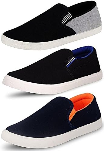 Clymb Men's Faux_Leather Combo Of 3 Loafers