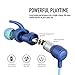 Bluetooth Headphones WRZ S8 Wireless Earbuds Magnetic Mic Sport Running Workout Gym Travelling 10 Hours Playtime Waterproof Earphones for Android iOS Cell Phones Laptops Tablets (Blue)