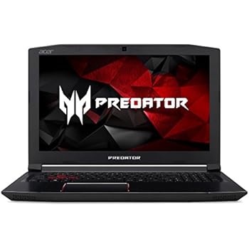 Acer Predator Helios 300 Gaming Laptop, 15.6" Full HD, Intel Core i7-7700HQ CPU, 16GB DDR4 RAM, 256GB SSD, GeForce GTX 1060-6GB, VR Ready, Red Backlit KB, Metal Chassis, G3-571-77QK