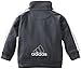 adidas Baby Boys' Iconic Tricot Jacket and Pant Set, Grey, 9 Months