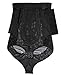 ShaperQueen-1020 Women Best Waist Cincher Girdle Belly Trainer Corset Body Shapewear (M, Black)