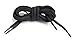 OrthoStep Oval Athletic Black 45 inch Shoelaces 2 Pair Pack