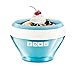 Zoku Ice Cream Maker, Compact Make and Serve Bowl with Stainless Steel Freezer Core Creates Soft Serve, Frozen Yogurt, Ice Cream and More in Minutes, BPA-free, 6 Colors, Teal