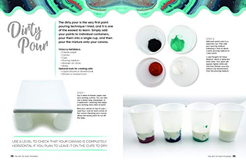 image for Walter Foster Publishing The Art of Paint Pouring: Tips, techniques, a