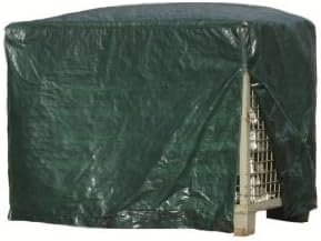 Rain Exo RX120-GIB-R/G Pallet Cage Cover 125 x 85 x 98 cm 120 g/mÂ² with Zip Green by Rainexo