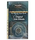NEW BRASS FEADOG TIN IRISH PENNY WHISTLE w CD & BOOK