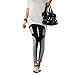 LOCOMO Women Color Patch Inset Footless Legging Skinny Slim S-M FFT028
